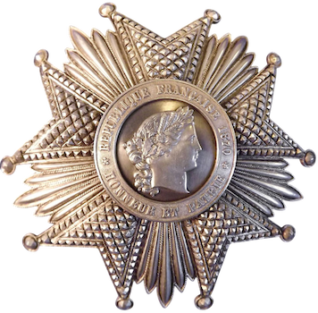 Plaque grand officier